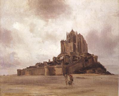 Theodore Gudin Mont-Saint-Michel (mk22) oil painting image